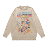 سترة محبوكة ممزقة من MOON GIRL