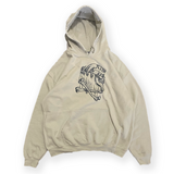 VINTAGE-KAPUZENPULLI MIT TOTENKOPF