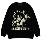 سترة سلاش الشبابية المحبوكة