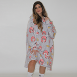ANYA PEANUTS HOODED BLANKET