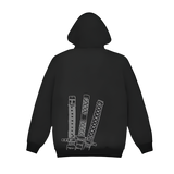 VINTAGE-KAPUZENPULLI MIT TOTENKOPF