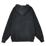 VINTAGE-KAPUZENPULLI MIT TOTENKOPF
