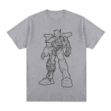 SCHWARZ-WEISSES GUNDAM-T-SHIRT