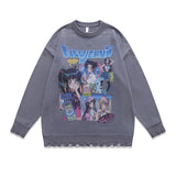 سترة محبوكة ممزقة من كي-بوب