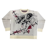 سترة محبوكة بطبعة ساحر بدوام جزئي