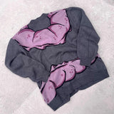 CURSE WORM CARDIGAN KNITTED CREWNECK