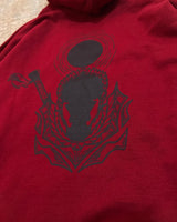 VINTAGE-KAPUZENPULLI MIT TOTENKOPF