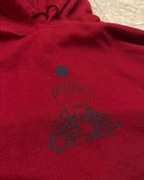 VINTAGE-KAPUZENPULLI MIT TOTENKOPF