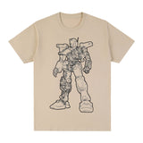 SCHWARZ-WEISSES GUNDAM-T-SHIRT