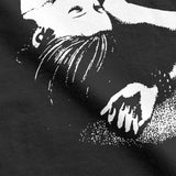 SCHWARZES STEINE-T-SHIRT