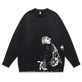STRONGEST SORCERER RISSEN STRICKPULLOVER