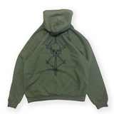 VINTAGE-KAPUZENPULLI MIT TOTENKOPF