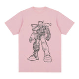 SCHWARZ-WEISSES GUNDAM-T-SHIRT
