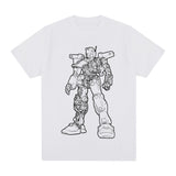 SCHWARZ-WEISSES GUNDAM-T-SHIRT