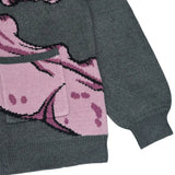 CURSE WORM CARDIGAN KNITTED CREWNECK