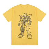 SCHWARZ-WEISSES GUNDAM-T-SHIRT