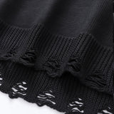 SORCERER KILLER RISSEN STRICKPULLOVER