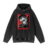 VINTAGE-KAPUZENPULLI MIT SCHREIENDES GESICHT