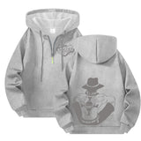 VINTAGE-KAPUZENPULLI MIT TOTENKOPF