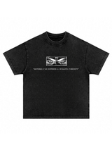 تي شيرت نظرة لا هوادة فيها عتيق