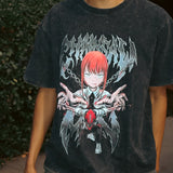 تي شيرت MAKIMA BLOOD DOMINATION VINTAGE