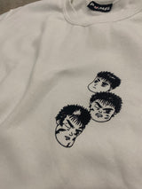 VINTAGE-KAPUZENPULLI MIT TOTENKOPF