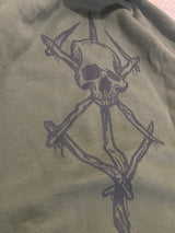 VINTAGE-KAPUZENPULLI MIT TOTENKOPF