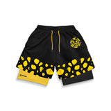 LAWFUL CUTTER SCHWARZE KONTRAST-PERFORMANCE-SHORTS