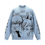 سترة محبوكة ثنائية الشيطان