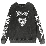 BLOOD TEARS VERBLASSTER KAPUZENPULLI