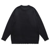VIOLETT GESTRICKTER PULLOVER