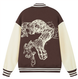 SCHWARZER SCHWERTKÄMPFER - BASEBALL-JACKE