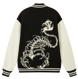 SCHWARZER SCHWERTKÄMPFER - BASEBALL-JACKE