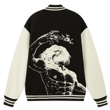 SCHWARZER SCHWERTKÄMPFER - BASEBALL-JACKE