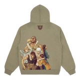 COMPANIONS MILITARY GREEN HOODIE