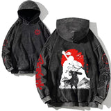 BLACK HERO VINTAGE HOODIE
