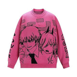 سترة محبوكة ثنائية الشيطان