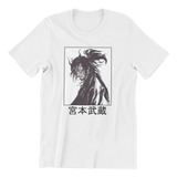 MUSASHI MIYAMOTO WHITE TEE - Pomel