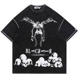 RYUK BLACK AIR VINTAGE TEE - Pomel