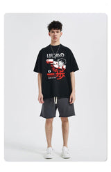 BOXING RIGHT HOOK BLACK TEE - Pomel