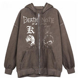 DEATH NOTE ZIP UP HOODIE - Pomel