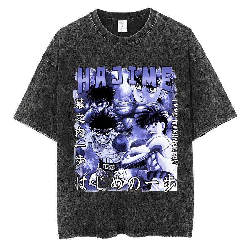 BOXING BLUE VINTAGE TEE – Pomel