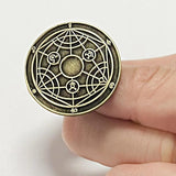 ALCHEMY CIRCLE LAPEL PIN - Pomel
