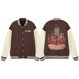 BEAST OF DARKNESS - BASEBALL VARSITY JACKET - Pomel