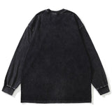 SAPPHIRE CHAINSAW VINTAGE SWEATER - Pomel