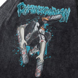 SAPPHIRE CHAINSAW VINTAGE SWEATER - Pomel