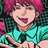 DENJI PEACE SIGN BLACK TEE - Pomel