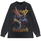BLACK SWORDSMAN VINTAGE SWEATER - Pomel