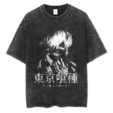 KANEKI FINGER CRACK VINTAGE TEE - Pomel