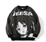 ANIME GIRL GEESA WOVEN PULLOVER - Pomel